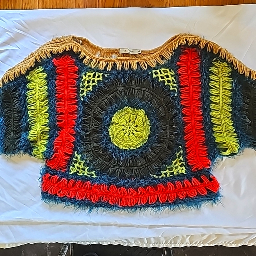 Boho chic, festivsl crochet top
